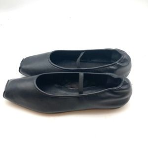 Tory Burch Runway Leather Ballerina Flats